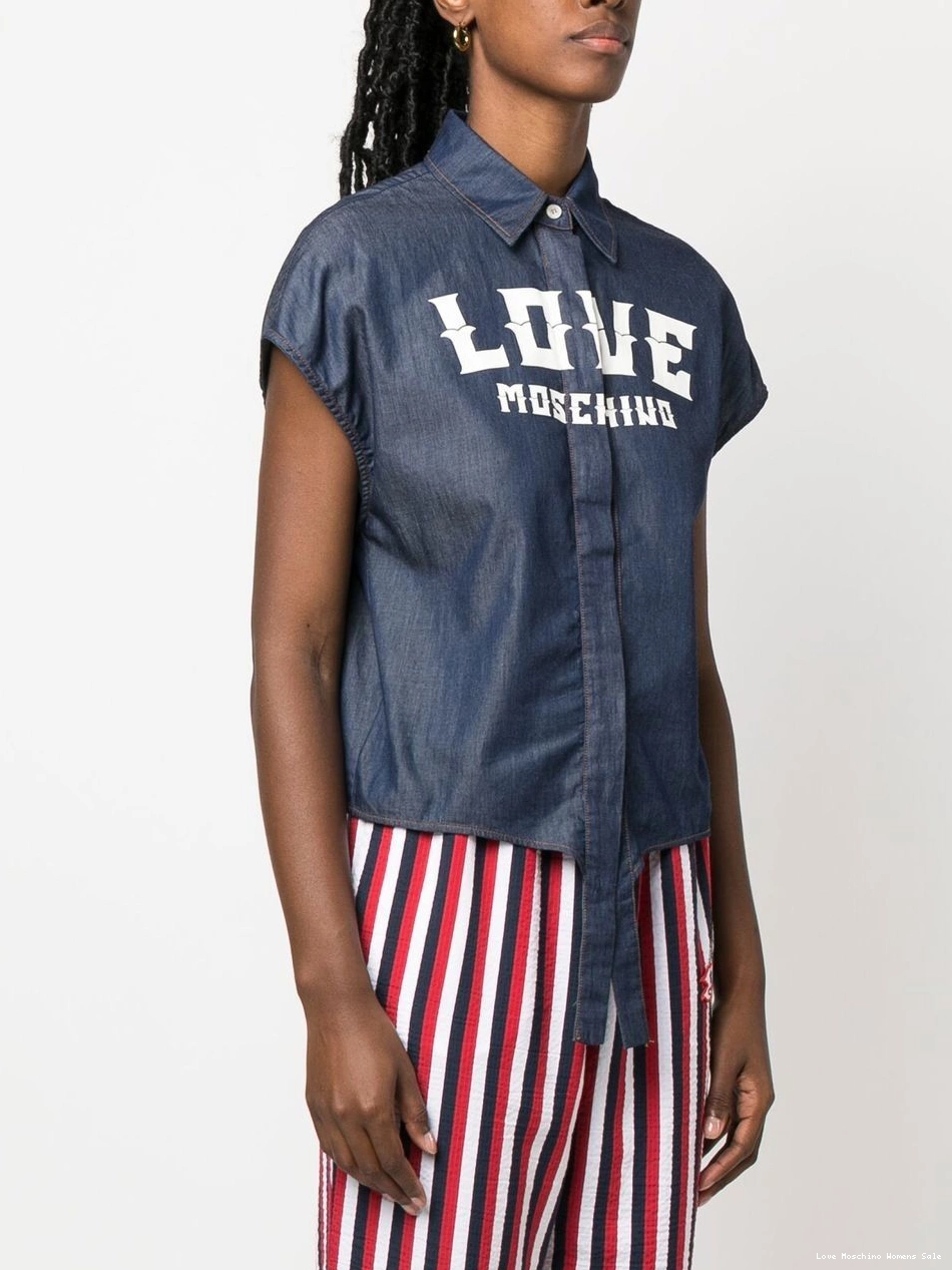 Affordable logo-print shirt Women Moschino Love 0502
